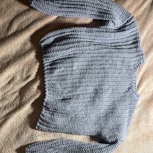 Forever 21 crochet sweater pastel purple